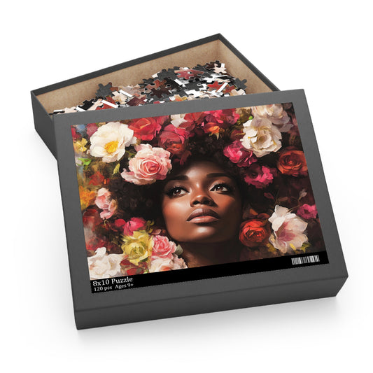 Floral Goddess Sarai Puzzle - 120, 252, 500-Piece Options