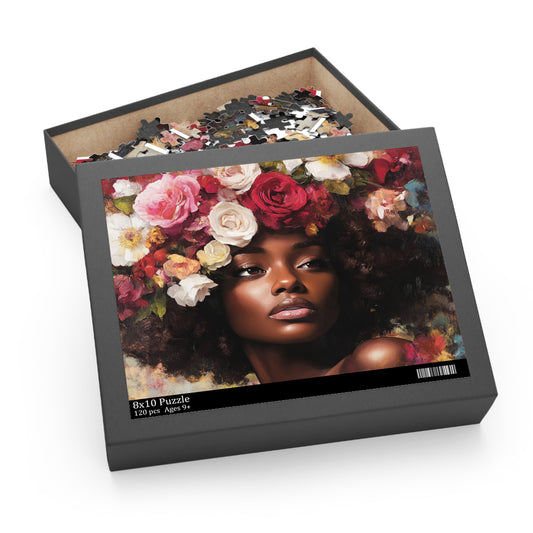 Floral Goddess Iman Puzzle – 120, 252, & 500-Piece Options