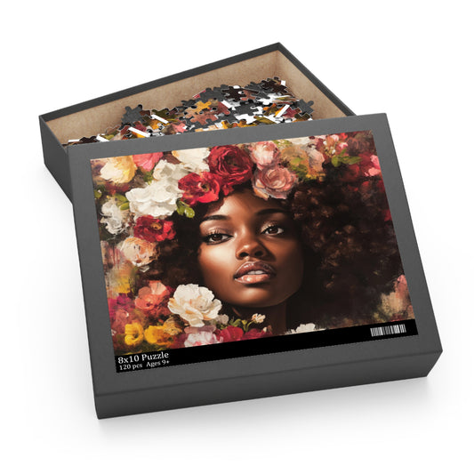 Floral Goddess Zora Puzzle - 120, 252, 500 - Piece Options